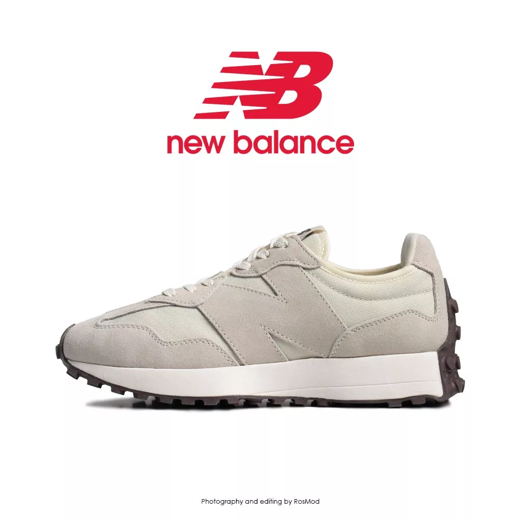 کتانی نیوبالانس 327 خاکی کِرِم - New Balance WS327 Angora