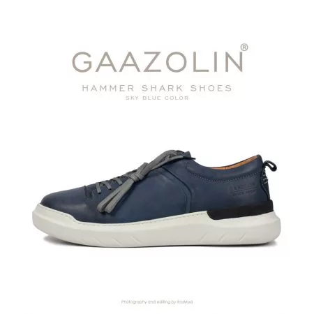 کتانی هامر شارک گازولین تمام آبی - GAAZOLIN Hammer Shark Sky Blue Color
