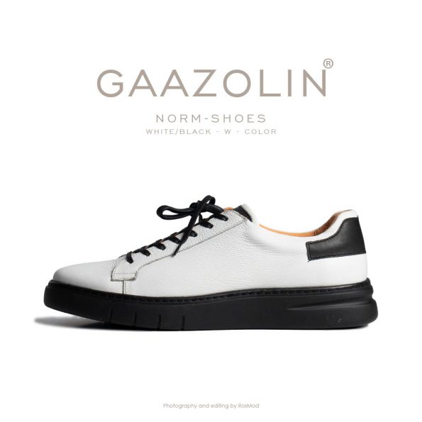 کفش نرم گازولین سفید مشکی – GAAZOLIN Norm-Shoes White Black W