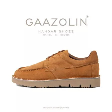 کفش هانگر گازولین شتری جیر - Hangar Shoes Camel S
