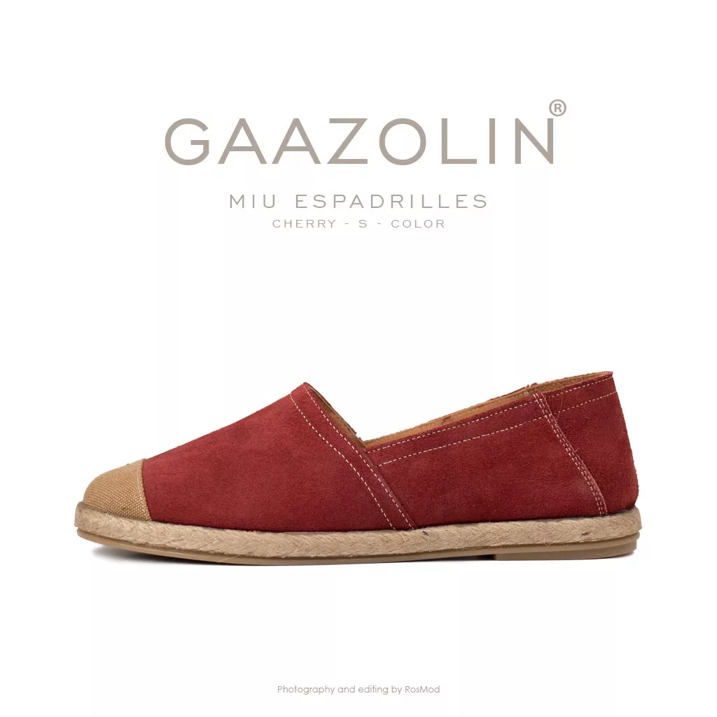 اسپادریل میو گازولین زرشکی - GAAZOLIN MIU Espadrilles Cherry S Color