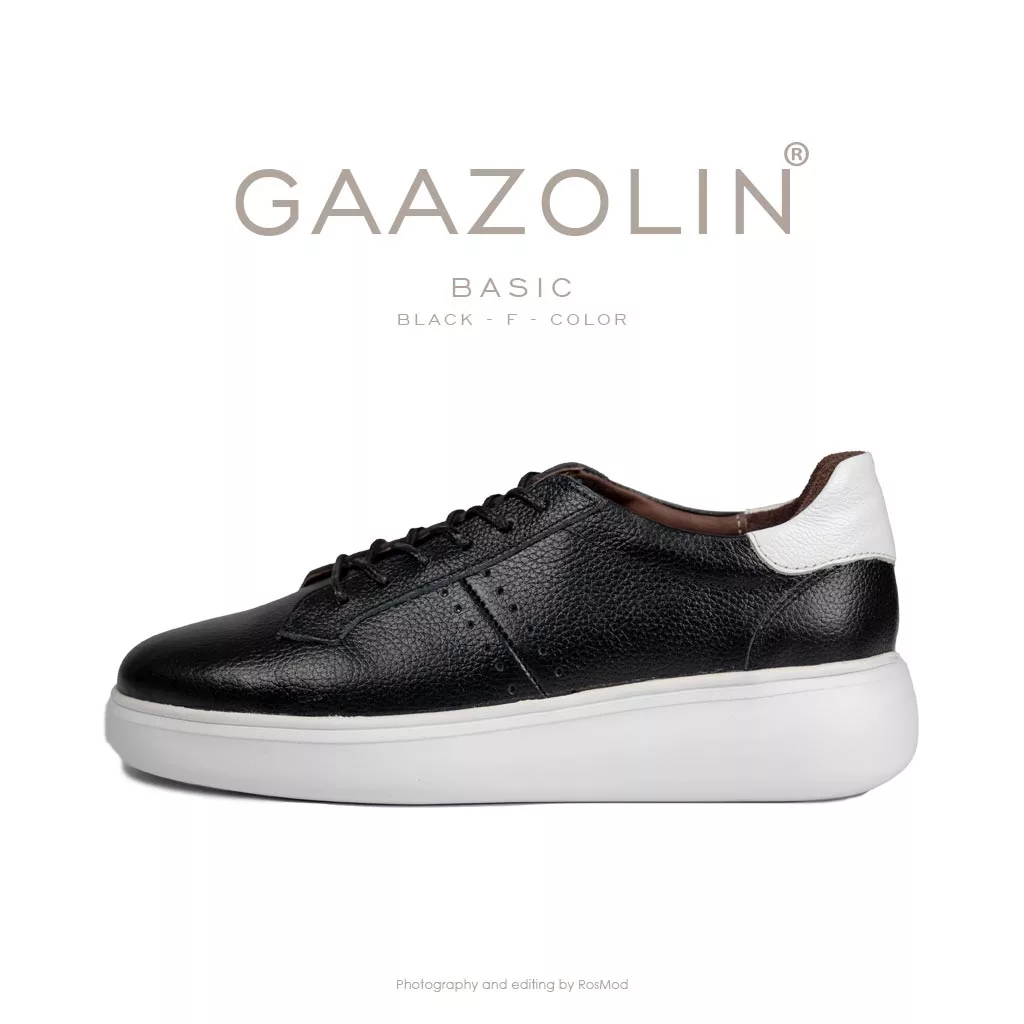 کتانی بیسیک گازولین مشکی - GAAZOLIN Basic Sneakers Black F Color