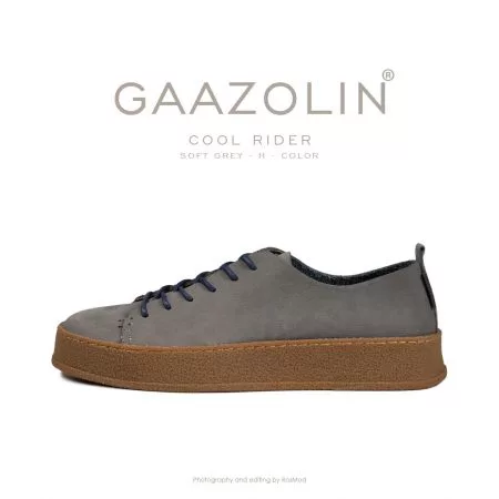 کتانی روزمره کول رایدر گازولین طوسی یخی - GAAZOLIN Cool Rider Sneakers Soft Grey H