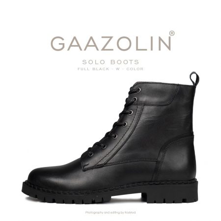 بوت سولو گازولین تمام مشکی شبرو - GAAZOLIN Solo Boots Full Black W