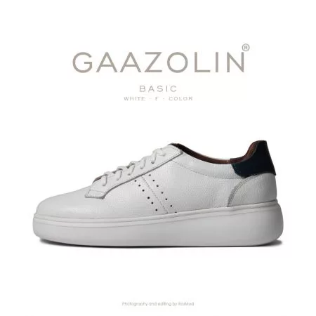 کتانی بیسیک گازولین سفید - GAAZOLIN Basic Sneakers White F Color