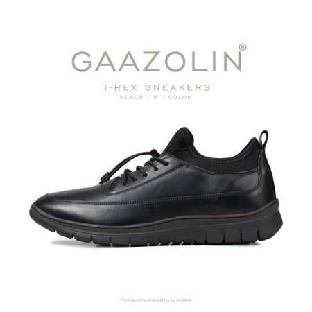 کتانی روزمره تی رکس گازولین مشکی - GAAZOLIN T-REX Sneakers Black W