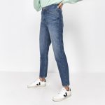 شلوار جین زنانه مام استایل آبی ساندر استودیو – Sonder Studio Mid Wash Maia Mom Jeans