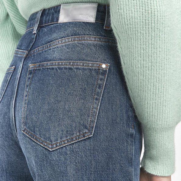 شلوار جین زنانه مام استایل آبی ساندر استودیو - Sonder Studio Mid Wash Maia Mom Jeans