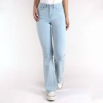 شلوار جین زنانه دمپا گشاد آبی یخی کویچی – Kuyichi Jeans Amy Bootcut Sky