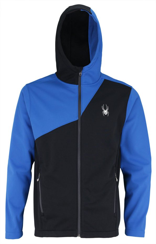 کاپشن هیدرو وب مردانه اسپایدر آبی مشکی - Spyder Hydroweb Soft Shell Jacket Blue Black