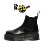 بوت دکتر مارتینز 2976 چلسی کوئاد اسموت مشکی – Dr Martens 2976 Smooth Leather Platform Chelsea Boots