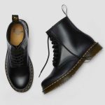 بوت دکتر مارتینز 1460 8 بند اسموت مشکی – Dr Martens 1460 Smooth Leather Lace up Boots