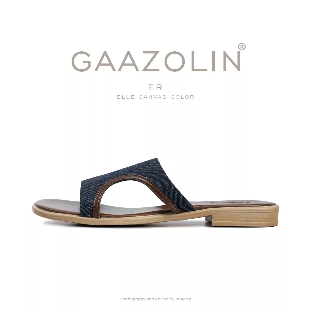صندل اِر گازولین آبی برزنتی - GAAZOLIN Er Sandals Blue Jeans