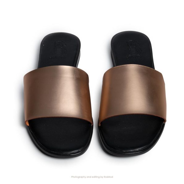 صندل توران گازولین مشکی مسی - GAAZOLIN Turan Sandals Copper