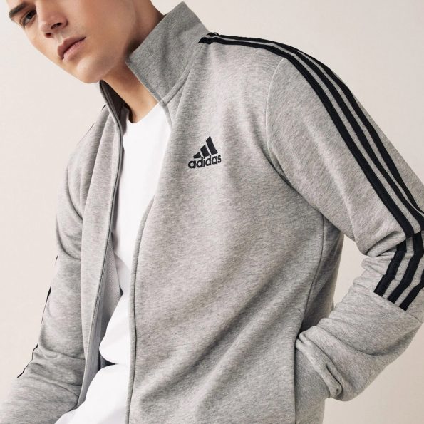 Adidas-Aeroready-Essentials-3-Stripes-Track-Suit-Medium-Grey-Heather-Black-