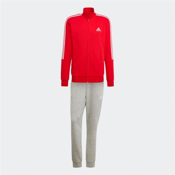 ست گرمکن آدیداس مردانه اسکارلت طوسی – Adidas Aeroready Essentials 3-Stripes Track Suit