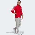 ست گرمکن آدیداس مردانه اسکارلت طوسی - Adidas Aeroready Essentials 3-Stripes Track Suit