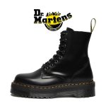 بوت دکتر مارتینز جادن پلتفرم اسموت مشکی - Dr Martens Jadon Boot Smooth Leather Platforms