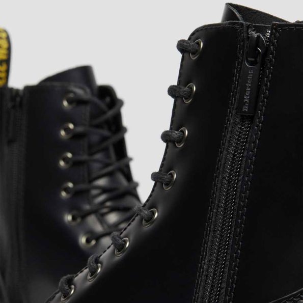 بوت دکتر مارتینز جادن پلتفرم اسموت مشکی - Dr Martens Jadon Boot Smooth Leather Platforms