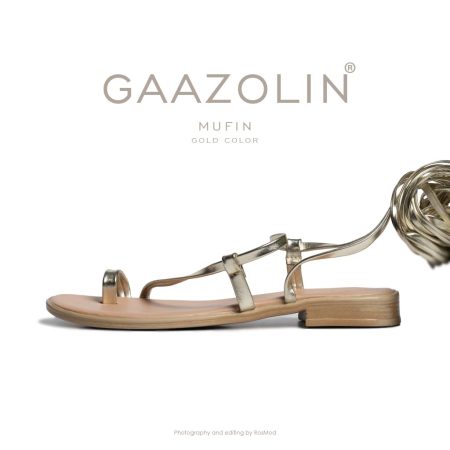 صندل مافین گازولین طلایی - GAAZOLIN Mufin Sandals Gold