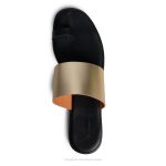 صندل اُران گازولین طلایی – GAAZOLIN Oran Sandals Black Soft Gold