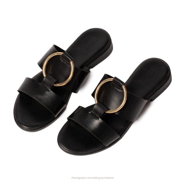 صندل لیبرین گازولین مشکی - GAAZOLIN Liberian Sandals Full Black