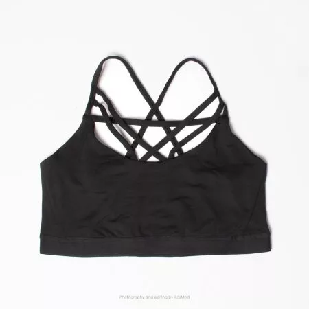 نیم تنه اسپورت مشکی اچ اند ام - H&M Sport Bra Black 619950