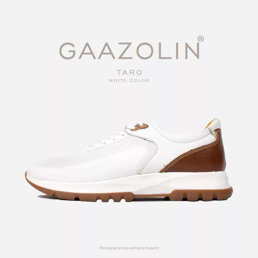 کتانی تارو گازولین سفید - GAAZOLIN Taro Sneakers White