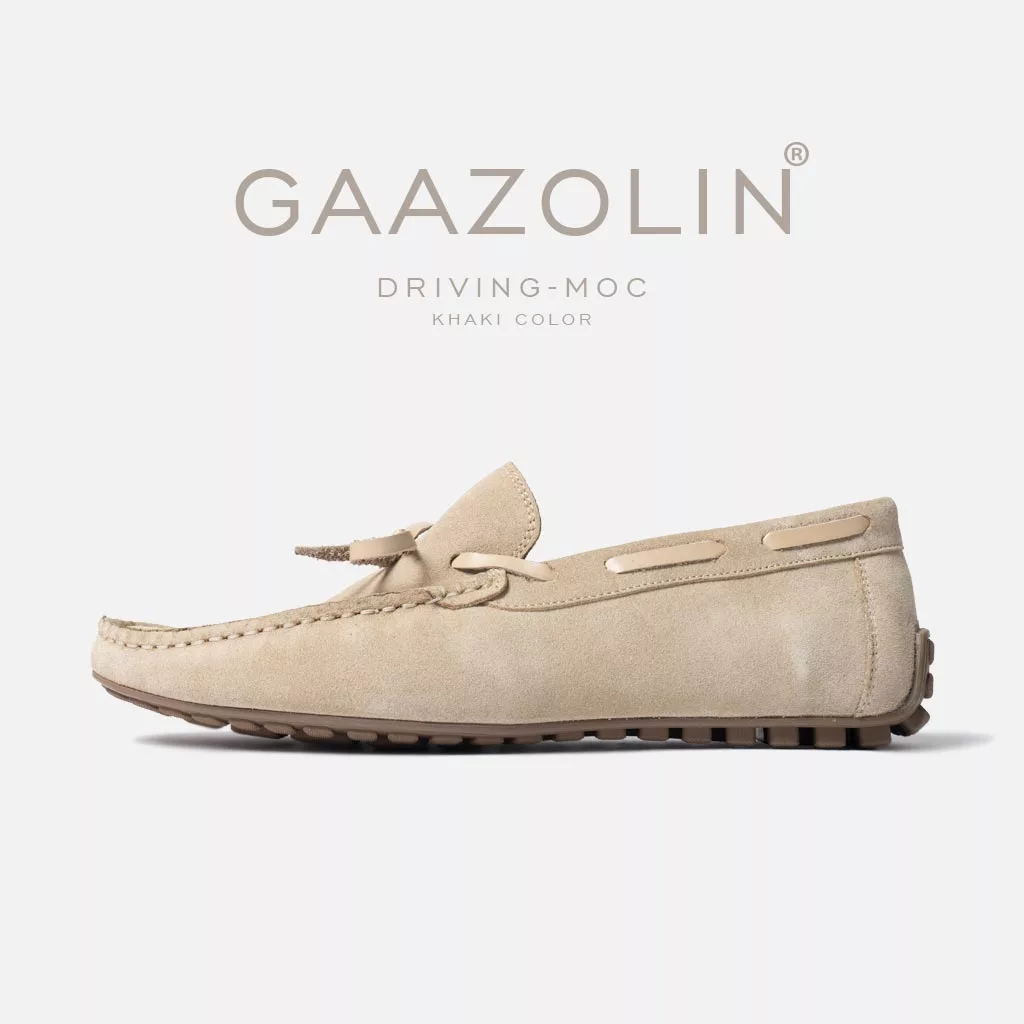 موکاسین درایوینگ گازولین خاکی - Driving Moccasins Khaki