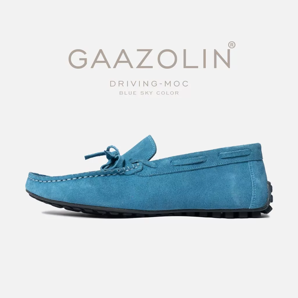 موکاسین درایوینگ گازولین آبی روشن - Driving Moccasins