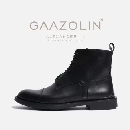 بوت اسکندر3 گازولین تمام مشکی - Alexander III Boots Mono Black W