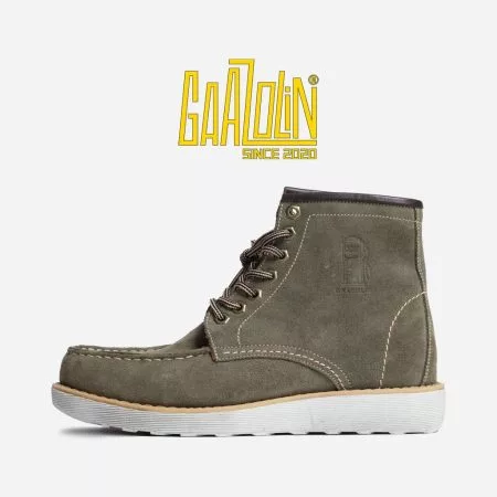 بوت گاراژ گازولین ارتشی جیر - GAAZOLIN Garage Boots Army Green S