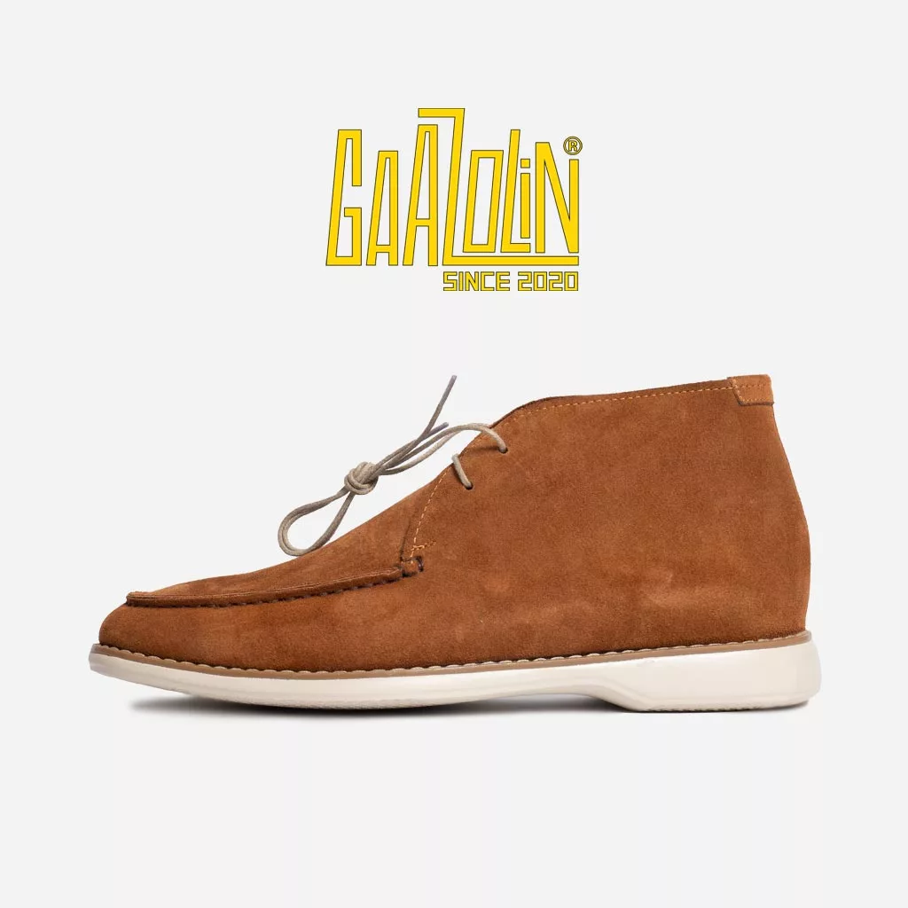 کفش غرناطه گازولین شتری جیر - Gharnata Shoes Al-Waha S