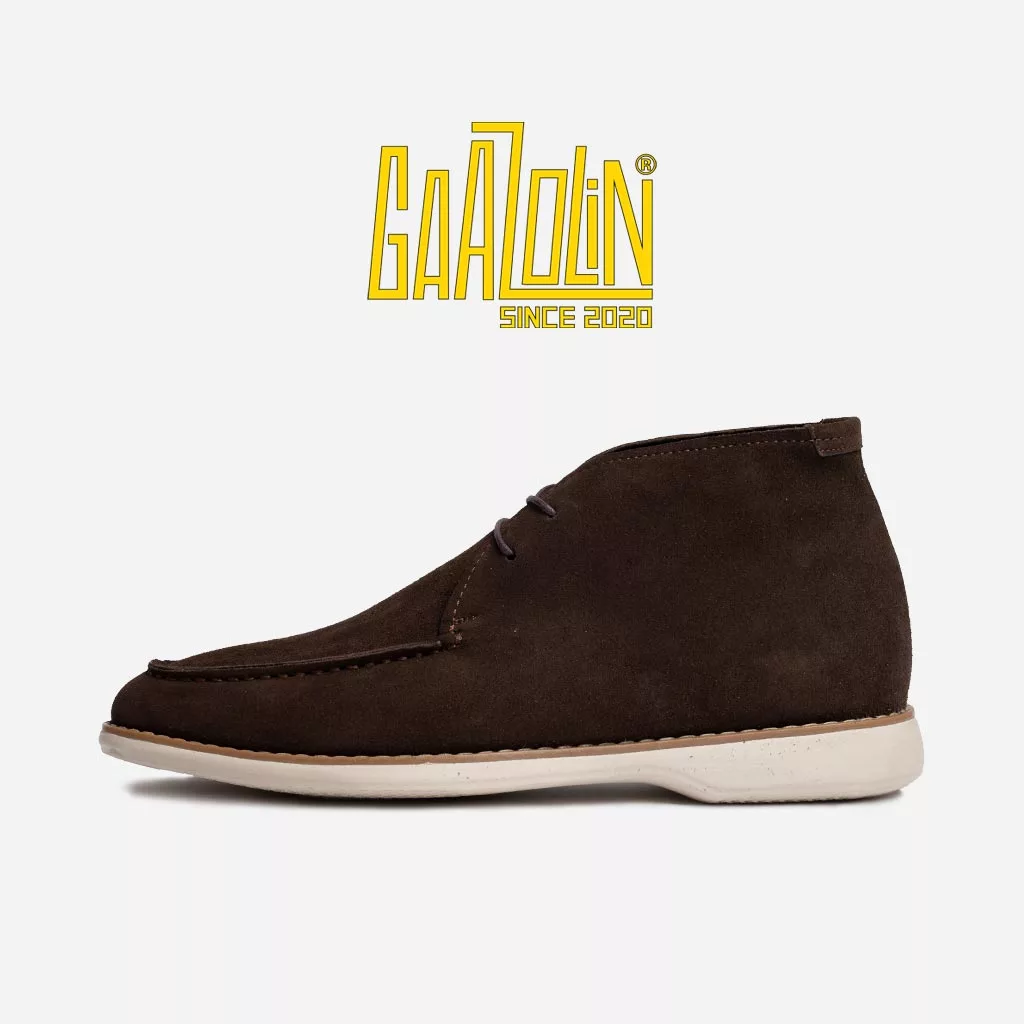 کفش غرناطه گازولین قهوه ای جیر - Gharnata Shoes Deep Brown S