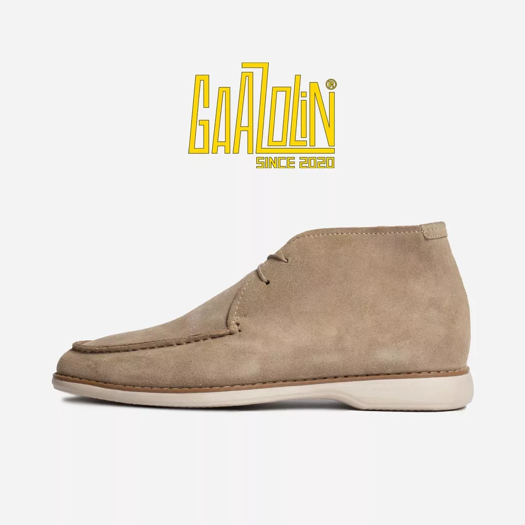 کفش غرناطه گازولین خاکی جیر - Gharnata Shoes Khaki S