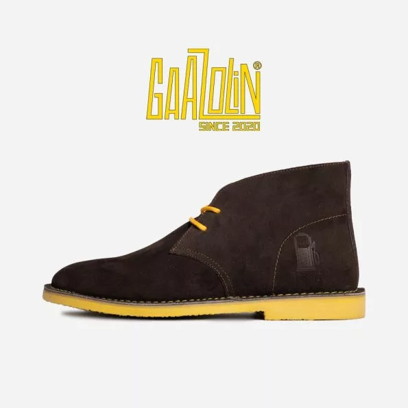 سافاری گلی زرد جیر دور زرد - Safari Veldskoen C Design After Rain/Yellow S Yellow Line