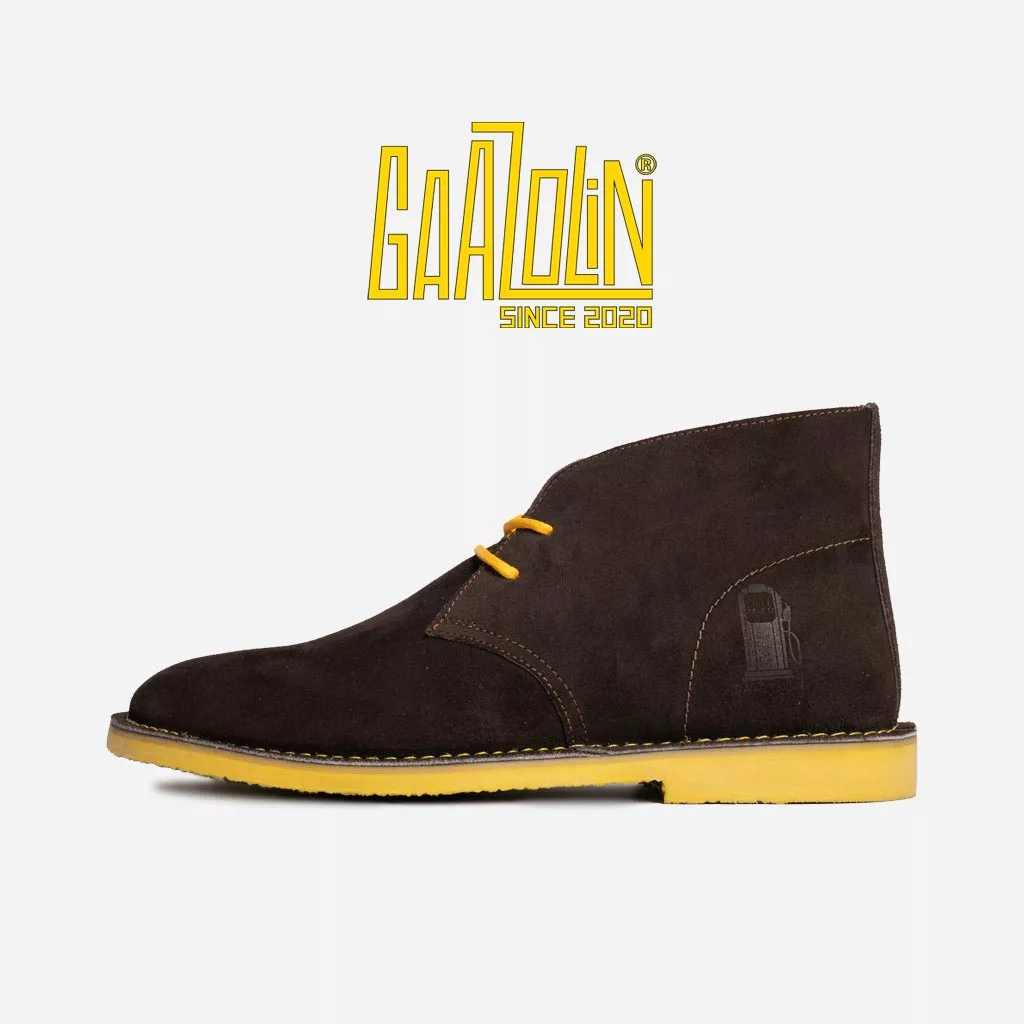 سافاری گلی زرد جیر دور زرد - Safari Veldskoen C Design After Rain/Yellow S Yellow Line