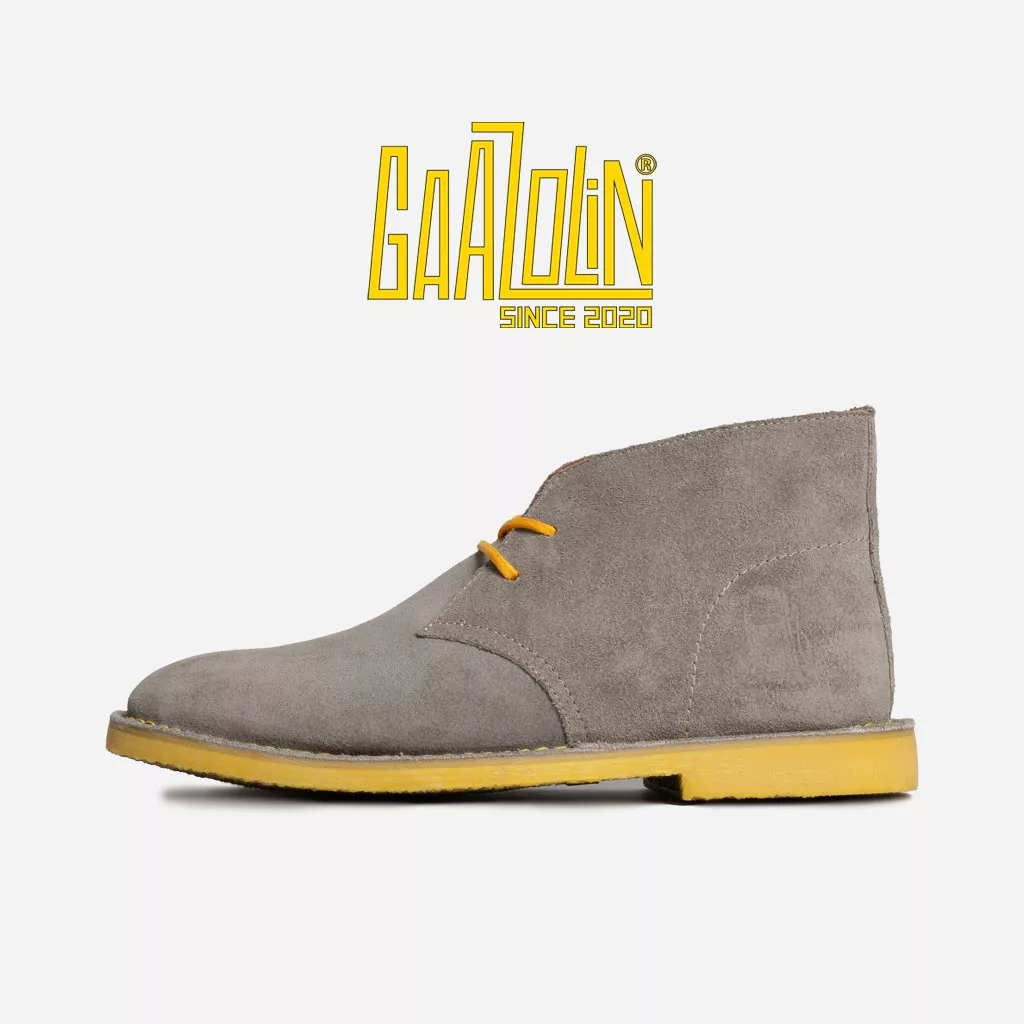 سافاری شنی زرد چرک جیر دور زرد - Safari Veldskoen C Design Tartarus/Yellow S Yellow Line