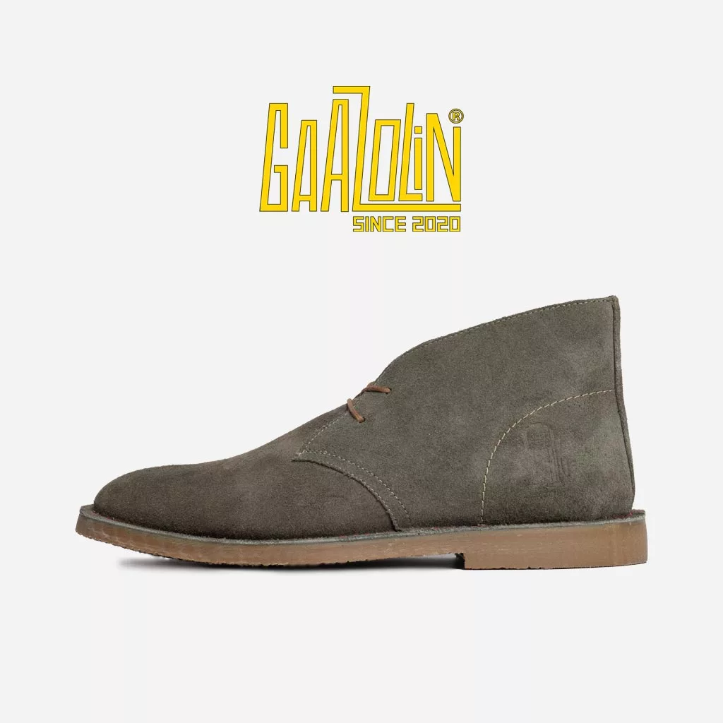 سافاری تنباکو جیر دور قرمز - Safari Veldskoen C Design Tobacco Leaves S Red Line