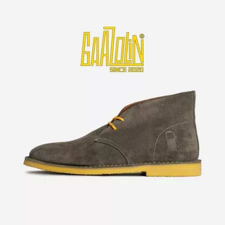 سافاری تنباکو زرد جیر دور زرد - Safari Veldskoen C Design Tobacco Leaves/Yellow S Yellow Line