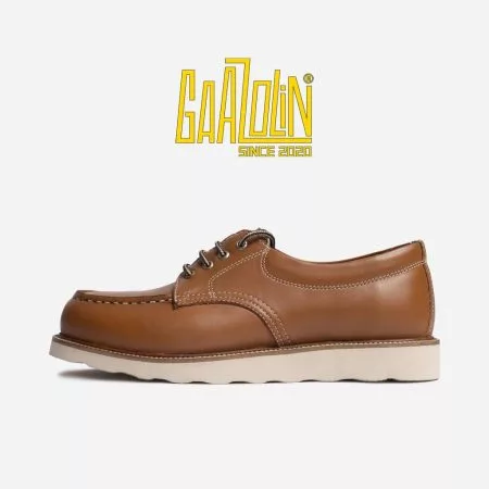 کفش گاراژ کلاسیک گازولین گردویی - Garage Shoes Classic Moc Light Brown