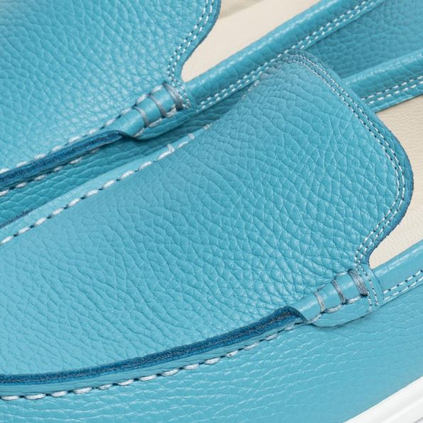 لوفر اسلیپر 2 گازولین فیروزه ای - Slipper Loafers 2 Light Blue