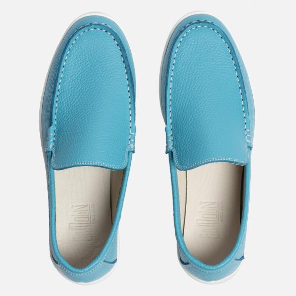 لوفر اسلیپر 2 گازولین فیروزه ای - Slipper Loafers 2 Light Blue