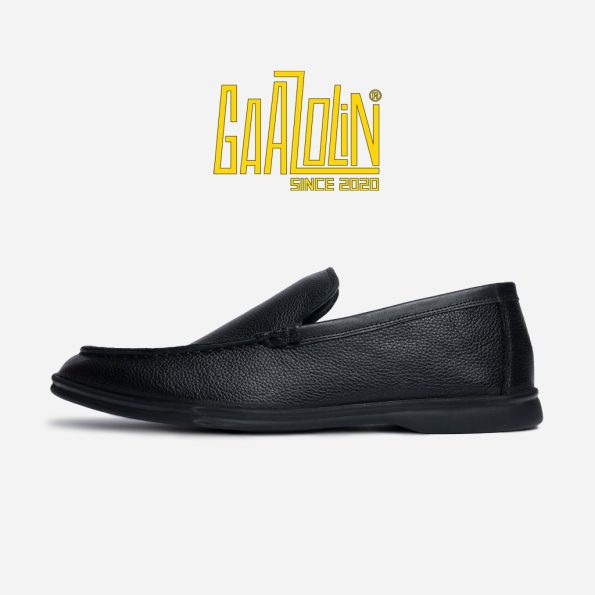 لوفر اسلیپر 2 گازولین مشکی فلوتر - Slipper Loafers 2 Mono Black