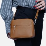 کیف دوشی میدل شتری – Middle Bag Camel