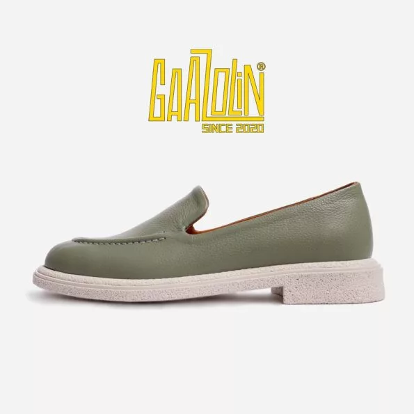 لوفر داچ گازولین پسته ای تیره - Dutch Loafers Deep Green