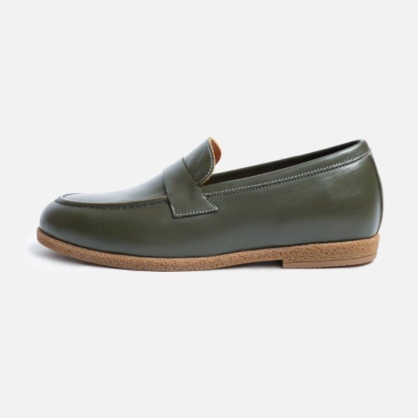 لوفر کوئین گازولین زیتونی - Queen Loafers Olive