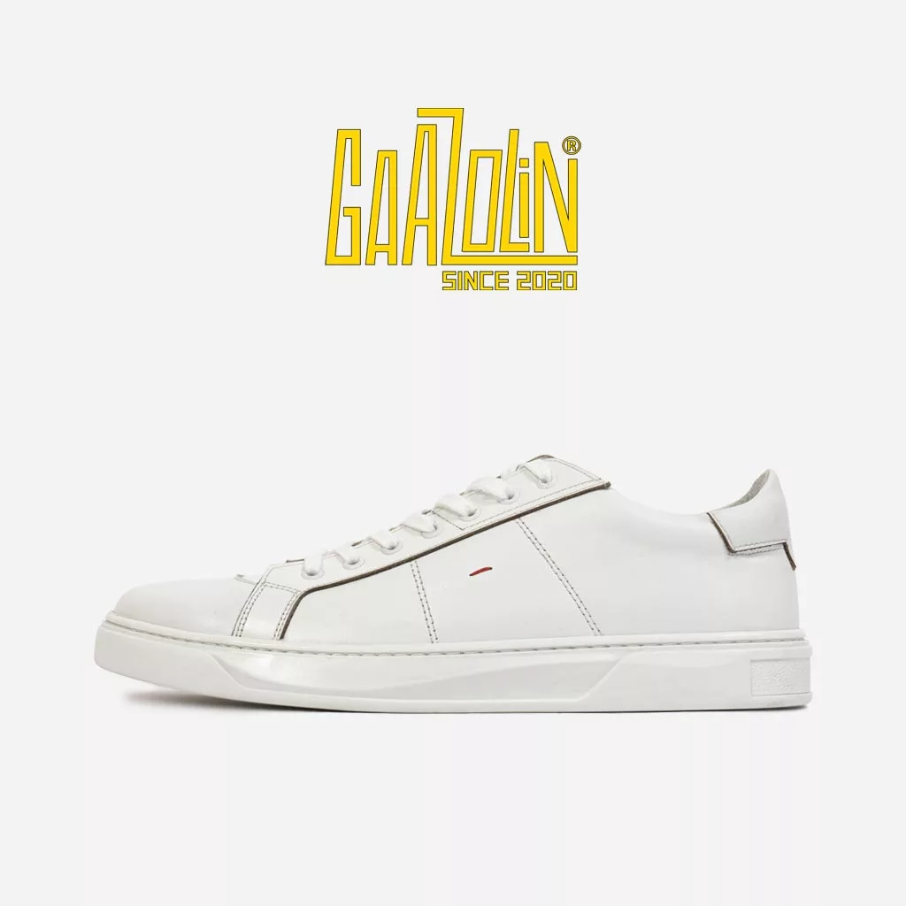 کتانی آواریس گازولین تمام سفید - Avaris Sneakers Mono White