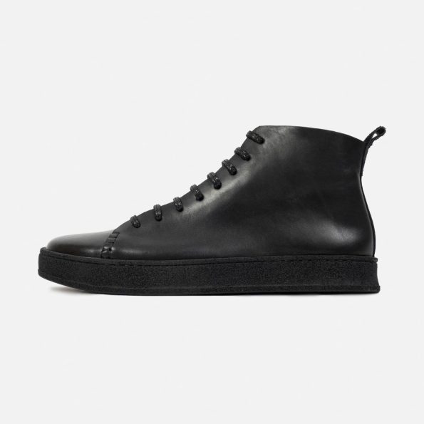 کتانی کول رایدر 2 ساقدار گازولین تمام مشکی - Cool Rider 2 High Tops Mono Black W