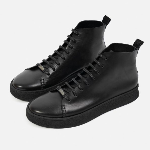 کتانی کول رایدر 2 ساقدار گازولین تمام مشکی - Cool Rider 2 High Tops Mono Black W